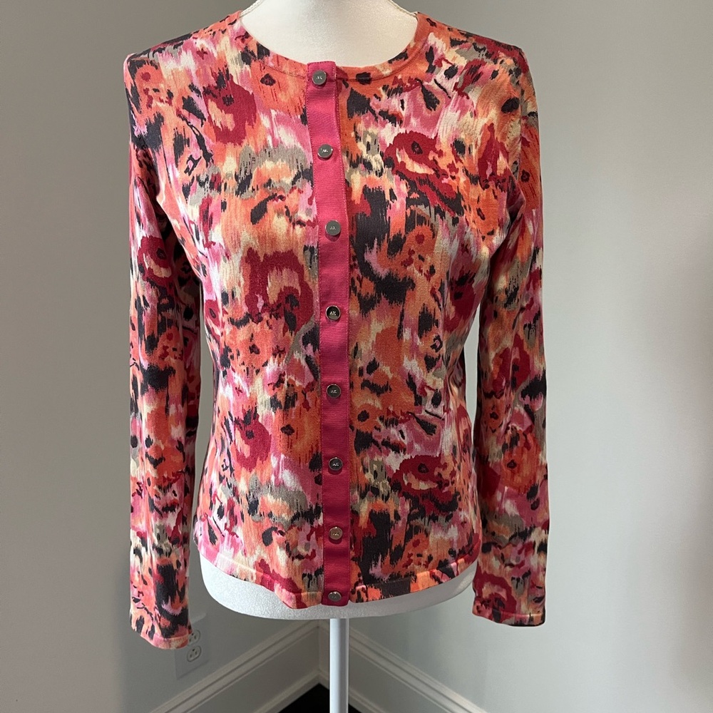 Anne Klein Pink and Orange Sweater